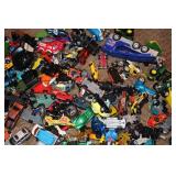 Large Lot of 100 Assorted Die-Cast Toy Vehicles - Cars, Trucks, and More