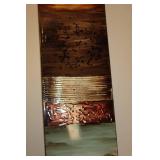 Set of 3 Abstract Landscape Wall Art Panels