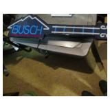 Guitar shaped lighted Busch Beer Br...