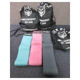 3 Sets Gym Wolf Resistance Bands...