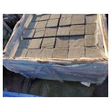 2000 LBS Natural Cleft Cobbles  2 x 6 x 6". Tag reads 45L x 45W