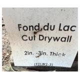 3000 LBS Fond du Lać Drywall 2-3" Thick