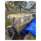 4000 LBS Orijin Saddleback Sandstone Full Veneer Tag Reads 48 L x 40 W x 40 H