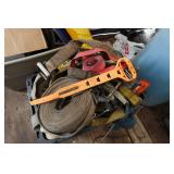 Large Assortment of Ratchet Straps - Some Heavy Duty