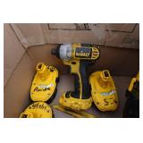 DeWalt 18v Cordless Tools - Drill, Impactor, Reciprocating Saw