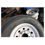 Hi-Run JK42 ST235/85R16 Trailer Tire with 8 Bolt Wheel