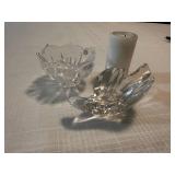 Crystal Bowl Set Decorative Display