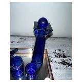 Vintage Cobalt Blue Glass Collection