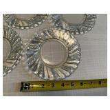 Vintage Pressed Glass Plates & Bowls Set