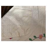 Handmade Vintage Quilt Measuring 85 X 98