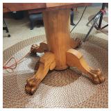 Antique Claw Foot Round Table