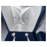 Danbury Mint Joyful Tears Earrings and Matching Necklace