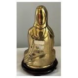 Gilded Brass Buddha Sculpture