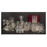 Variety of Vintage Glassware