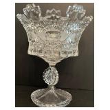 Lovely Grouping of Crystal Including Tray, Footed Dish, Candy Dish and More