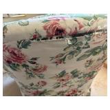 Beautiful Upholstered Floral Print Chair by Pembrook Chair Corp.