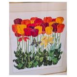 Colorful Framed Tulip Print by Tony Chen