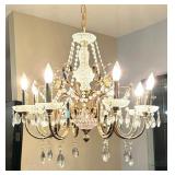 Incredible Chandelier with Dangling Crystals