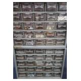 2 PLASTIC ORGANIZER CABINETS