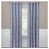 1pc 50"x84" Blackout Modern Stroke Window Curtain Panel Blue - Project 62