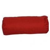 Blazing Needles Indoor/Outdoor Corded Bolster Pillow, 20" x 8", Paprika 2 Count