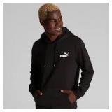 Puma Pull Over Hoodie Shirt-Small-Black