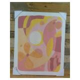 24" x 30" Floral Abstract Unframed Wall Canvas Pink - Opalhouse designed with Jungalow