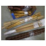 (BR3) Assorted Wood Table Legs and ...