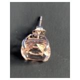 Solid 14k Rose Gold 6mm Morganite Cushion Asscher Stud Earrings