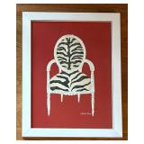 Four Chair Motif Prints by Chariklia Zarris