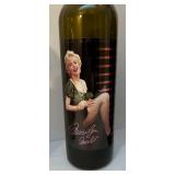 Five Marilyn Monroe Motif Glass Bottles