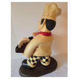 French Country Chef Figure with Coasters