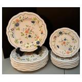 Country French Ironstone Dishware Grouping