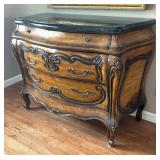 French Style Three Drawer Chest of Drawers