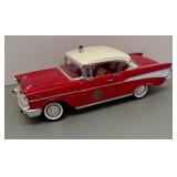 1957 Chevrolet Belair 1:18 Scale Fire Chief Model Car