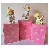 Three Enesco Precious Moments Figures