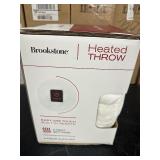 New Brookstone Heated Throw Blanket 50" x 60"