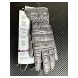 New Head Woman Size Small Hybrid Waterproof Gloves with Touchscreen Gray