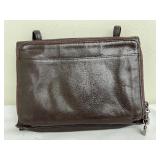 Perlina Brown Leather Handbag