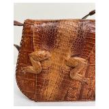 Vintage Genuine Alligator Purse Made in Cuba