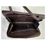 Perlina Brown Leather Handbag