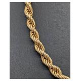 14k Yellow Gold Rope Chain