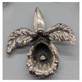 Seman-Three Floral Sterling Silver Brooches