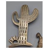 Three Sterling Silver Brooches from Mexico