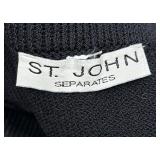 St. John Separates Black Knit Skirt