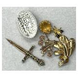 Six Stunning Brooches