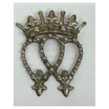 Vintage Silver Scottish Luckenbooth Brooch