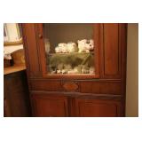 Antique Maple(?) Display Cabinet…