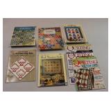 (4) Quilting Books (4) Magazines Etc