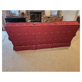 Johnston Benchworks 3 Cushion Sofa Couch ~ Scotty Dog & Rooster Upholstery